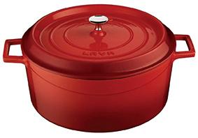 LAVA Trendy Casserole rond - Ø280mm - 6.71Ltr - Red/Black