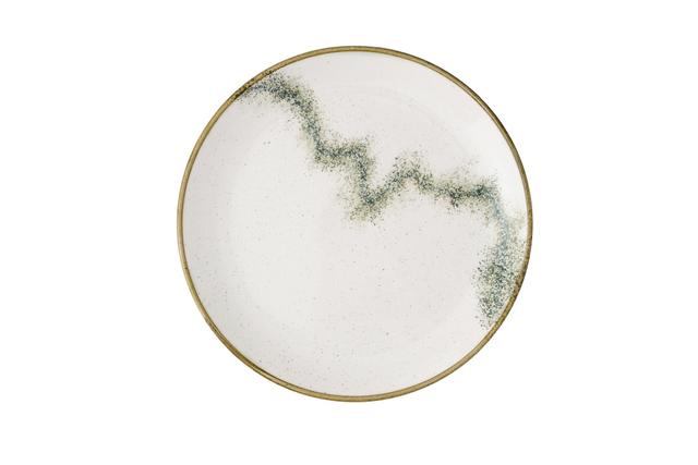 Churchill Stonecast Spice Coupebord plat - Ø288mm - Pepper