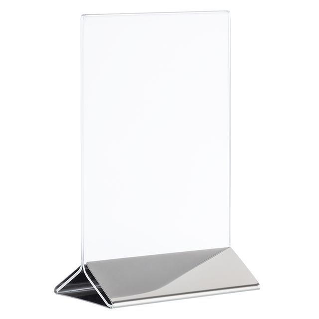 APS Menukaarthouder set 2 stuks - 210x70x320mm - rvs