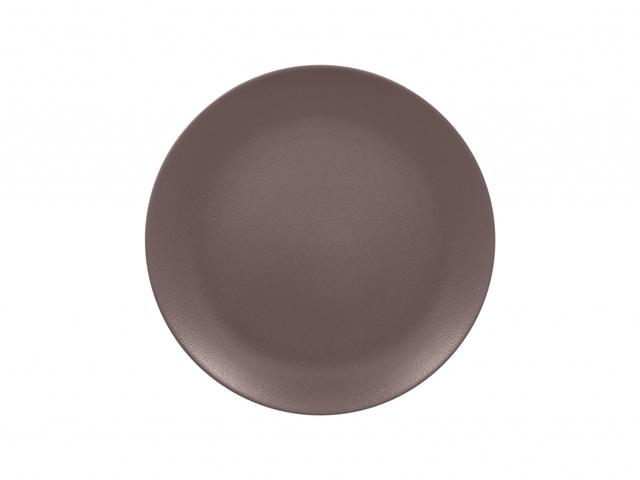 RAK Neofusion Mellow Bord plat coupe - Ø290mm - Chestnut brown