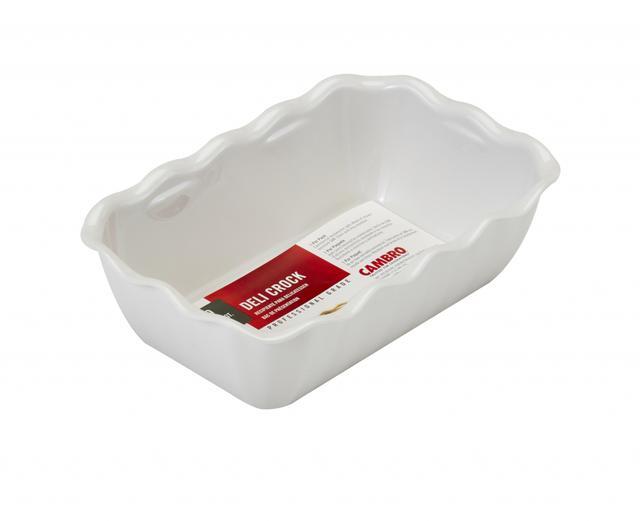 Cambro Vitrineschaal rechthoekig 260x175x80mm - White