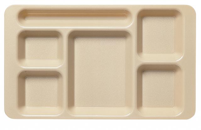 Cambro Dienblad 6-vaks economy - 380x229mm - Beige