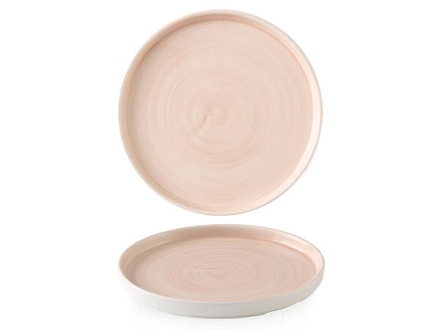 Churchill Stonecast Canvas Bord plat met rand - Ø275mm - Coral