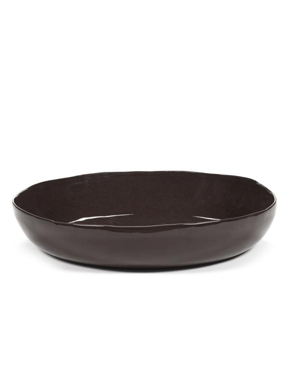 Serax La Mère tableware Serveerschaal L - Ø370mm - H 70mm - Ebony