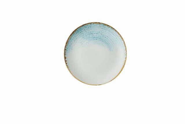 Churchill Studio Prints Homespun Accents Coupebord plat - Ø165mm - Aquamarine