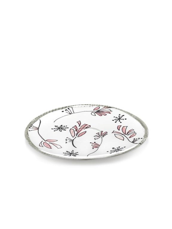 Serax Midnight Flowers Schotel voor soepkom - Ø180mm - Fiore Rosa