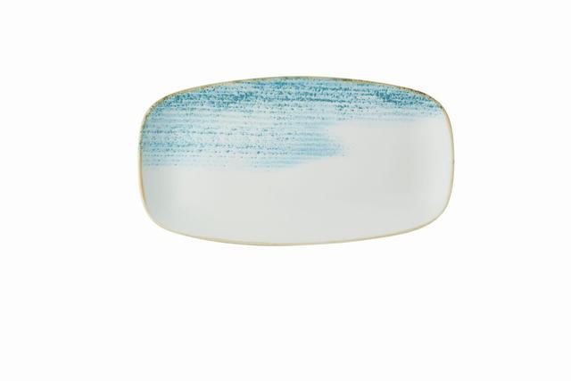 Churchill Studio Prints Homespun Accents Bord plat langwerpig - 355x189mm - Aquamarine