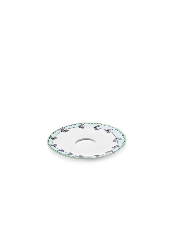 Serax Midnight Flowers Schotel voor koffiekop hoog - Ø115mm - Blossom Milk