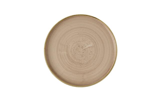 Churchill Stonecast Chef's Bord plat met rand - Ø260mm - Truffle
