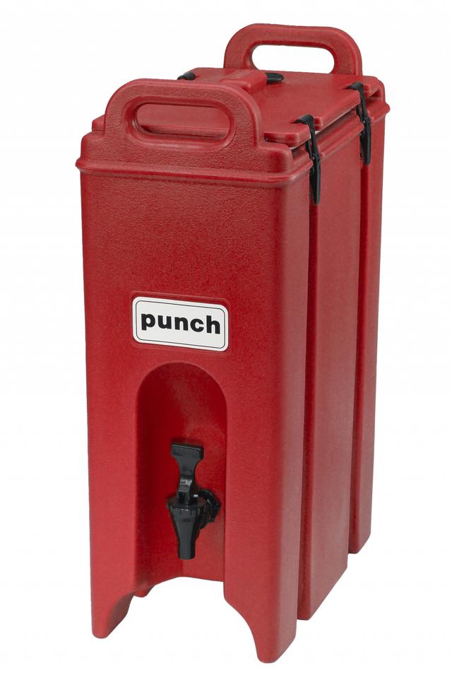 Cambro Drankencontainer dubbelwandig - 17.9Ltr - Hot Red