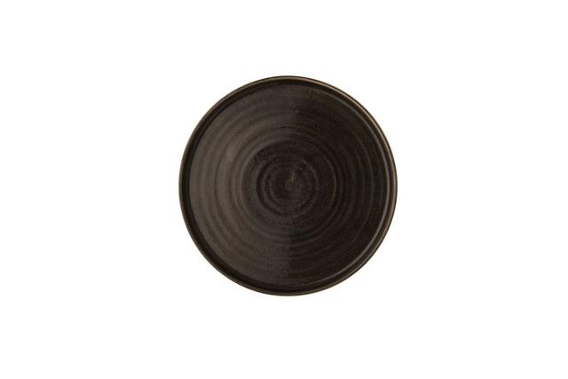 Churchill Stonecast Patina Bord plat met steile rand - Ø210mm - Iron Black
