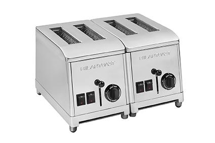 Milan Toast Toaster 4 sleuven - rvs