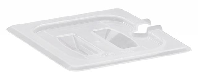 Cambro Deksel met lepeluitsparing en greep 1/6 GN - Translucent