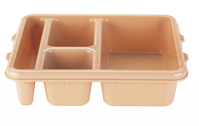 Cambro 4-vaksschaal - 278x228x67mm - Beige