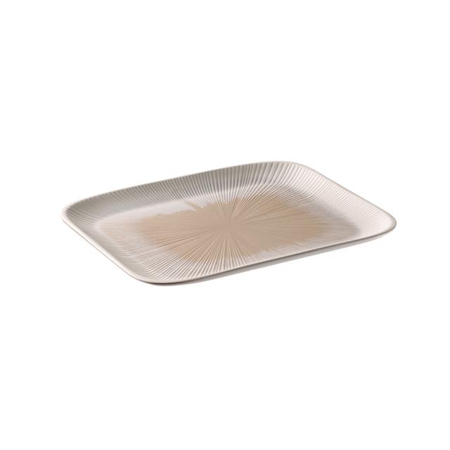 APS Plateau 1/2GN Blush - 325x265x25mm - Wit/beige