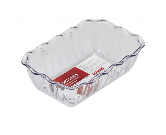 Cambro Vitrineschaal rechthoekig 260x175x80mm - Clear