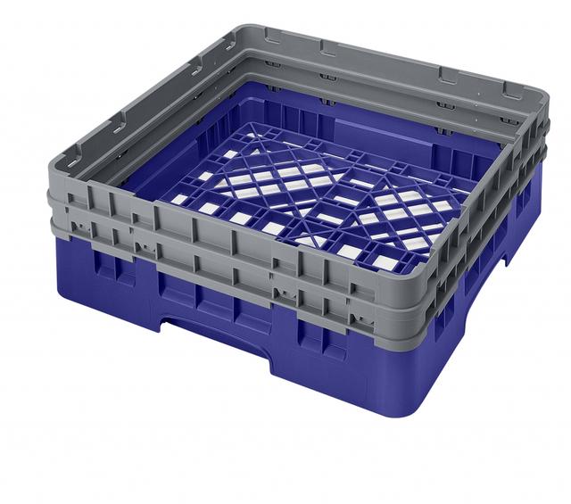 Cambro Universeelkorf met 2 opzetstukken - 500x500 H 184mm max 165mm - Navy Blue