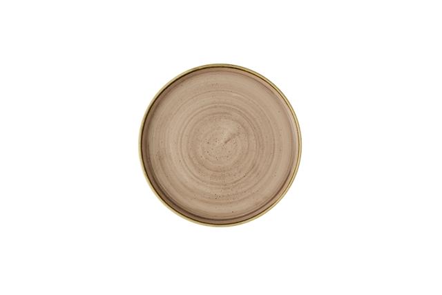 Churchill Stonecast Chef's Bord plat met rand - Ø210mm - Truffle