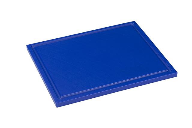 Interlux Snijplank met sapgoot - 325x265x15mm - Blauw