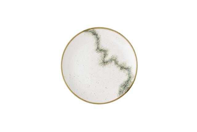 Churchill Stonecast Spice Coupebord plat - Ø217mm - Pepper