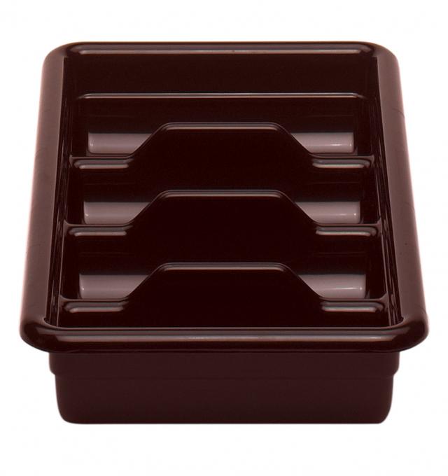 Cambro Bestekbak 4-vaks regal - 289x520x95mm - Dark Brown