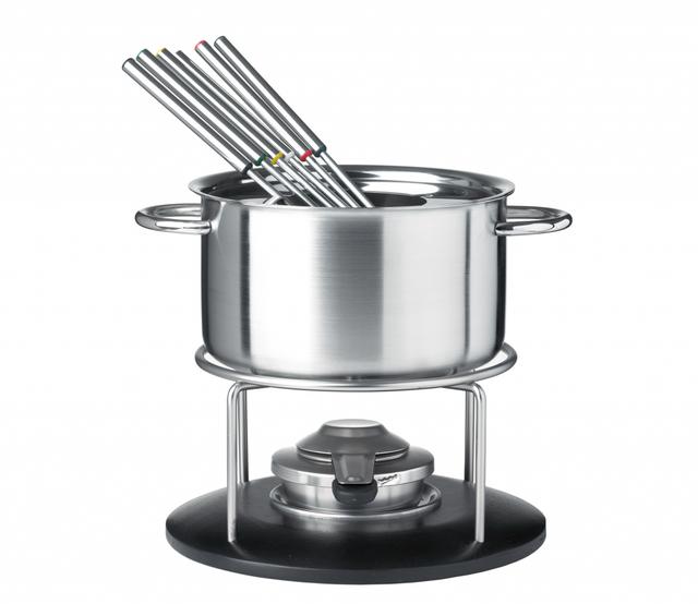 Spring Basic Fondue set - zwart - Ø180mm