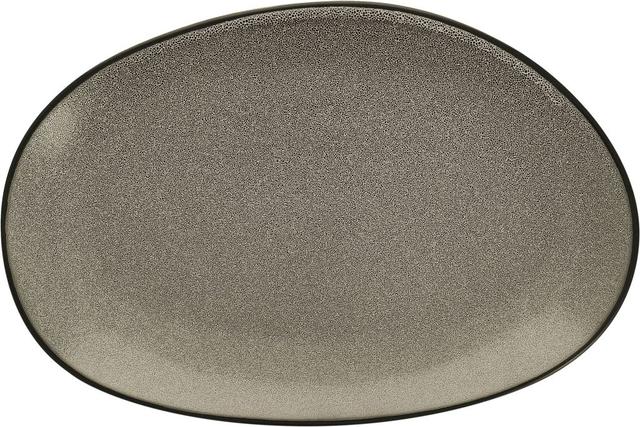 Fortessa Stone grey Schaal coupe ovaal - 360x240x30mm