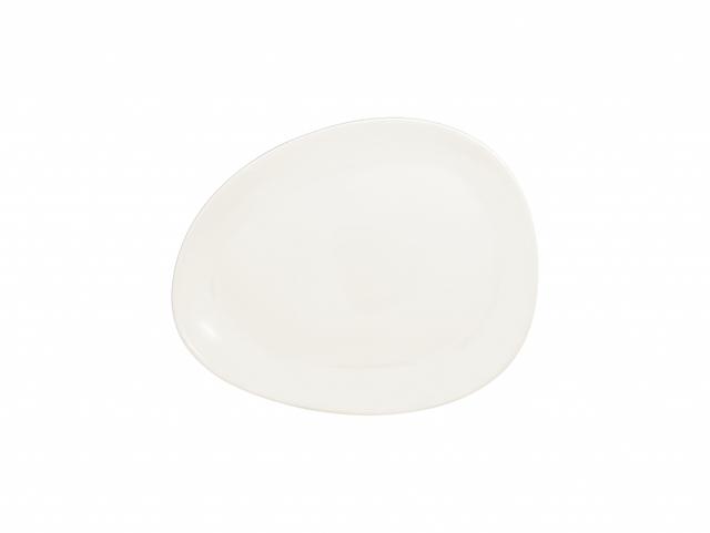 RAK Suggestions Shaped Bord plat - 270x215x15mm - Plain white