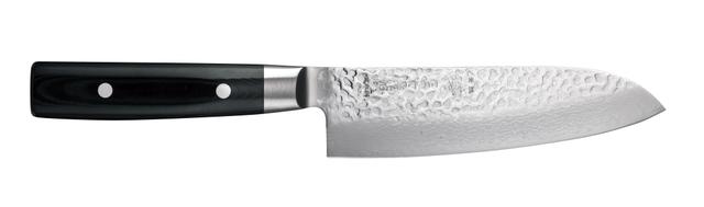 Yaxell Zen Santoku mes - L 165mm - 37 laags roestvrij damast staal met canvas micarta heft