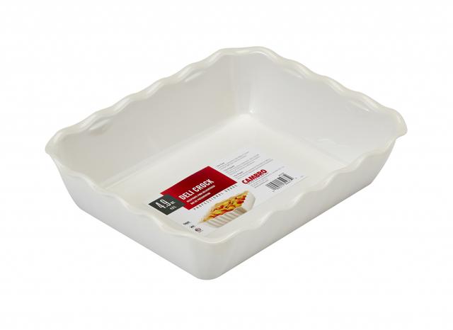 Cambro Vitrineschaal rechthoekig 335x265x80mm - White