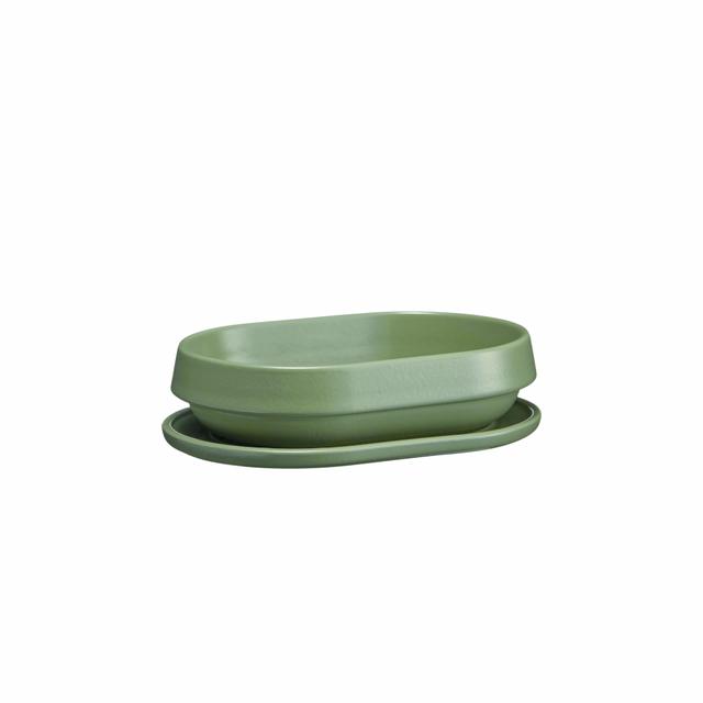 Emile Henry Welcome Deksel/schaal individueel - 210x145x15mm - Vert