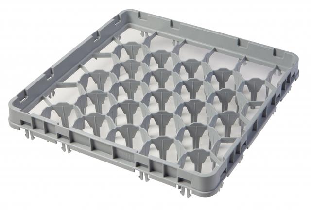 Cambro Opzetstuk full-drop 30 compartimenten - 499x499 H 51mm max 41mm 79x79mm - Soft Gray