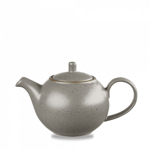 Churchill Stonecast Theepot - H 105mm - 0.426Ltr - Peppercorn Grey