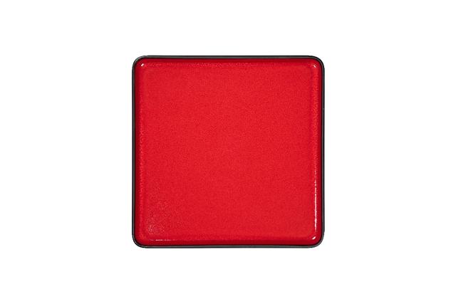 RAK Fractal Bord plat vierkant / deksel voor FRFTSDP24R - 240x240mm - Red