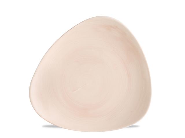Churchill Stonecast Canvas Bord plat driehoek - B 265mm - Coral