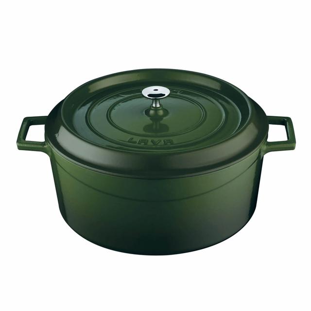 LAVA Casserole rond - Ø280mm - Green/Black