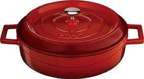 LAVA Trendy Casserole multifunctioneel - Ø240mm - Red/Black