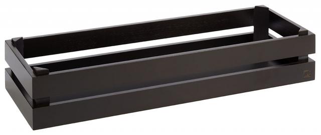 APS Kist hout 2/4GN Superbox - 555x185x105mm - Zwart