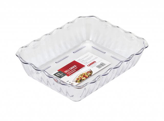 Cambro Vitrineschaal rechthoekig 335x265x80mm - Clear