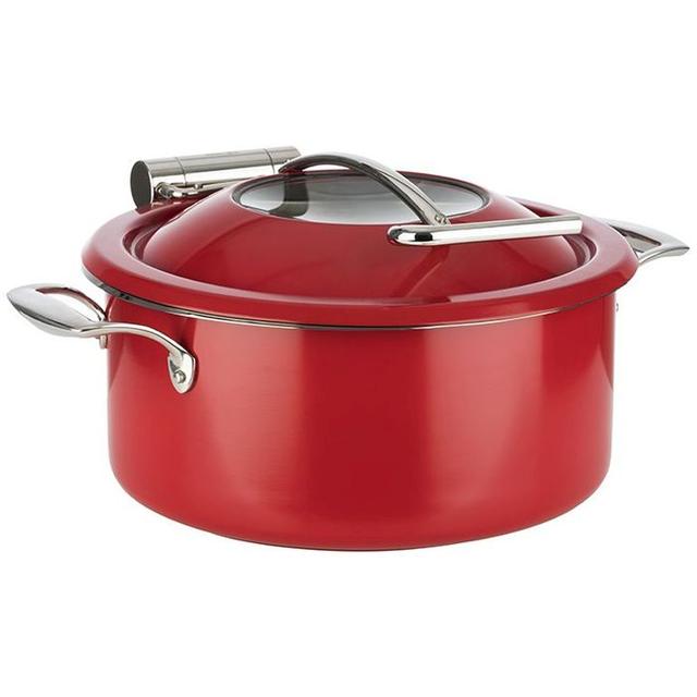 APS Chafing Dish Inductie geschikt - Ø305mm - H 175mm - rood