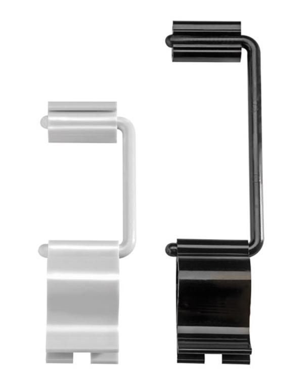 APS Kunststof kaartje beschrijfbaar 10 stuks - 77x52x1mm - Wit