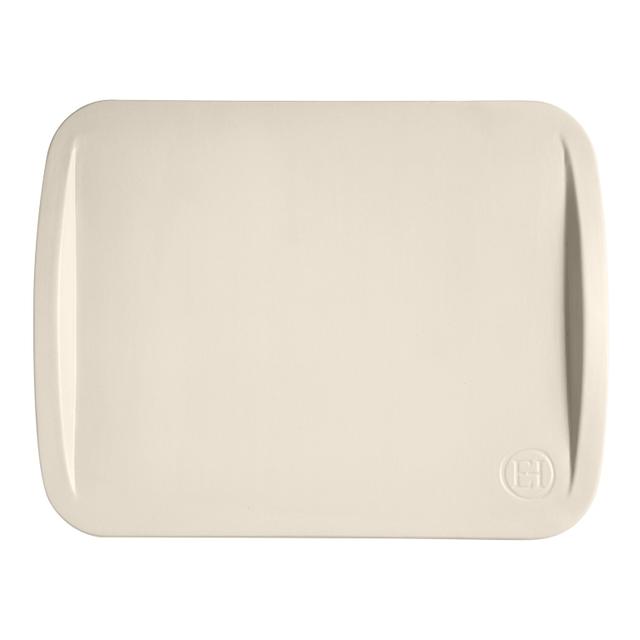 Emile Henry Pizzasteen Maestro - 430x330x33mm - Cream