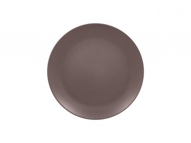 RAK Neofusion Mellow Bord plat coupe - Ø270mm - Chestnut brown