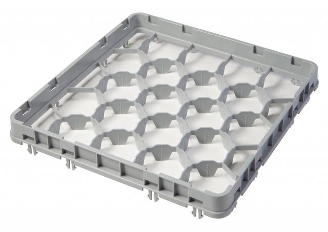 Cambro Opzetstuk half-drop 20 compartimenten - 499x499 H 51mm max 41mm 98x98mm - Soft Gray