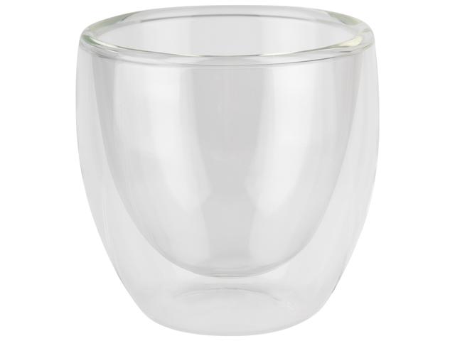 APS Espressoglas Twinz - 0.08Ltr - Transparant - 2 stuks