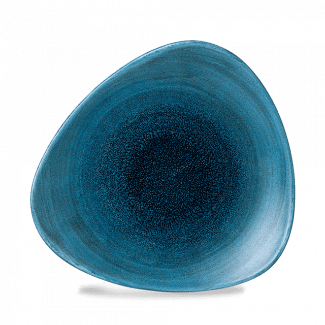 Churchill Stonecast Aqueous Bord driehoek - B 311mm - Lagoon