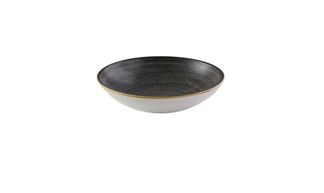 Churchill Stonecast Raw Schaal coupe - Ø182mm - 0.426Ltr - Black