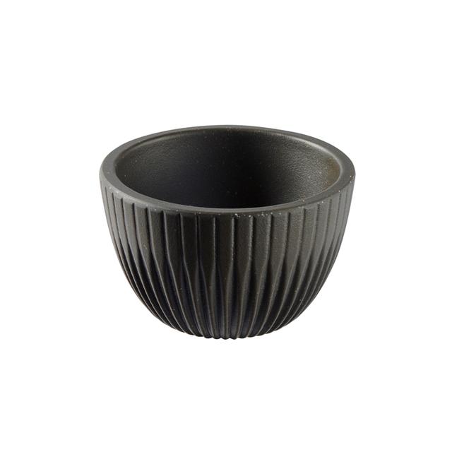 APS Dipschaaltje Lineo set 6 stuks - Ø60mm - H 35mm - Bruin