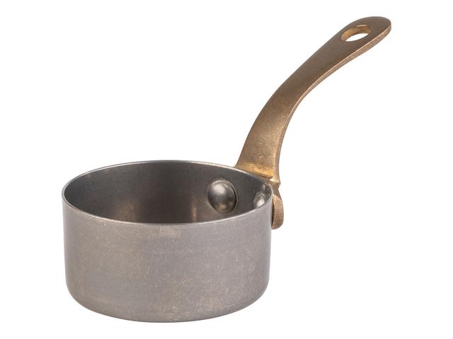 APS Steel-/serveerpan Snackholder - Ø55mm - H 25mm - Antiek rvs