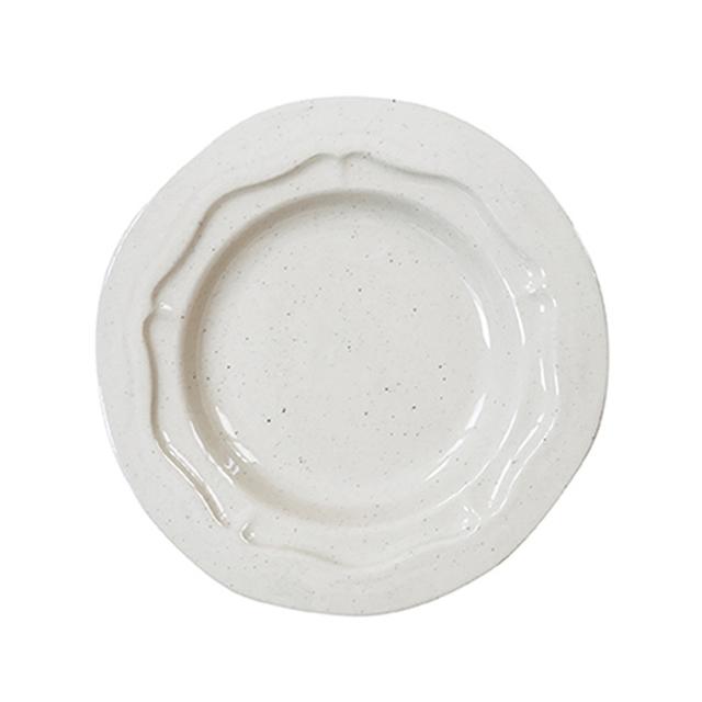Jars Refectoire Bord reliëf L - Ø260mm - Sable Brillant